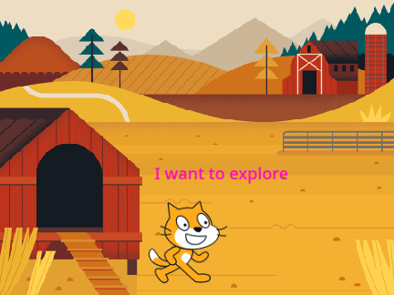 Cat sees the world