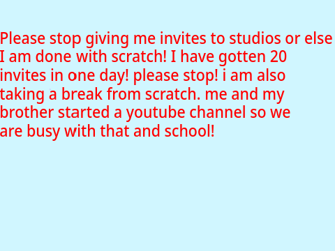 Attention! This is a message for you!