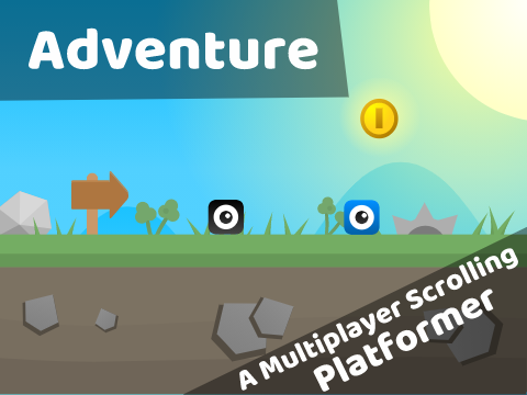 ☁ Adventure - A Multiplayer Scrolling Platformer