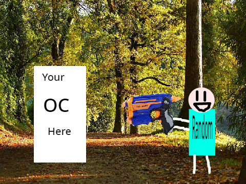 Put your OC fighting with someone Random!