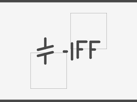 Entry >> @-iff