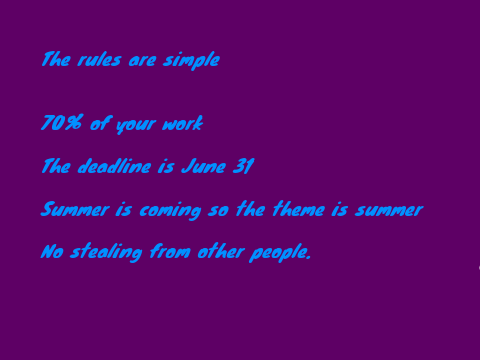 Game Contest !!!!!!!!!!!!!!