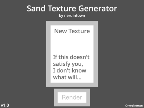 Sand Texture Generator