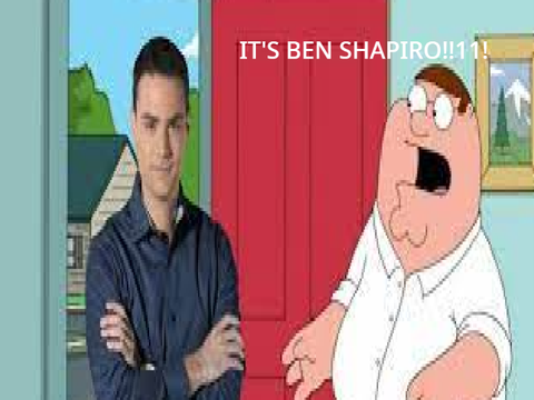 peter griffin talks with ben shapiro HD REMAKE