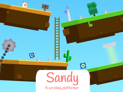Sandy | A Scrolling Platformer | #games #all