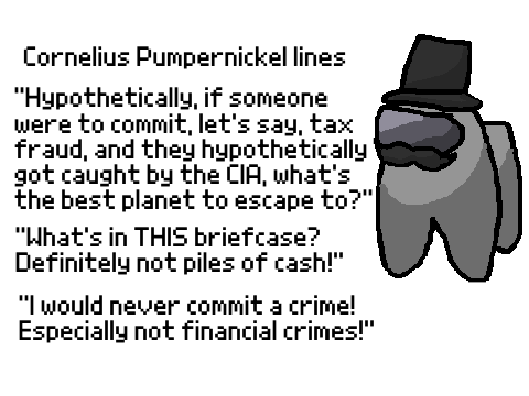 cornelius pumpernickle audition