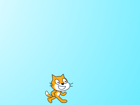 Scratch cat sings