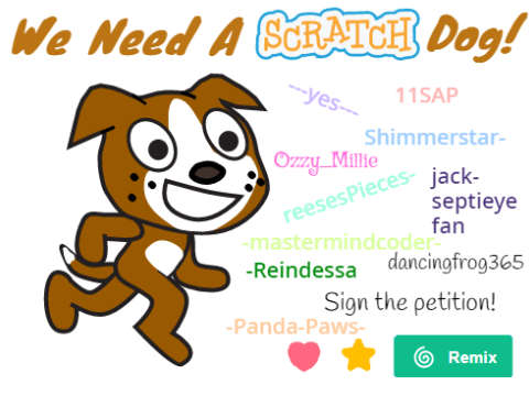 Petition to add a Scratch Dog! remix remix remix remix remix remix