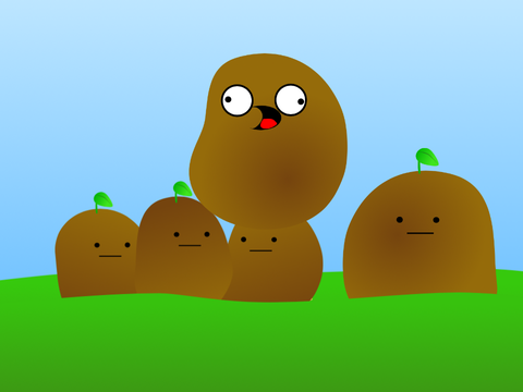 Singing Potatoes but 1000000% louder