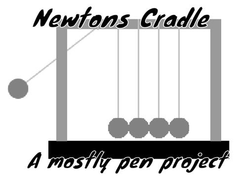 Newton's Cradle (mostly using pen feature)