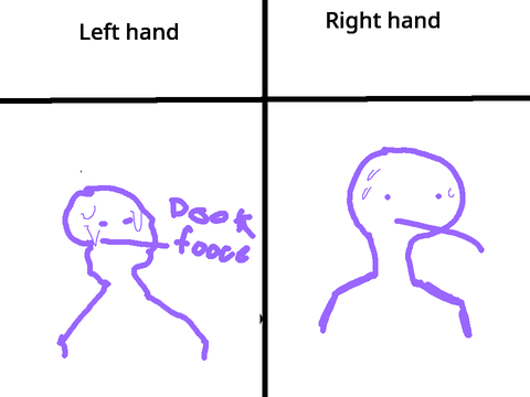 How it looks if I draw with my hands remix