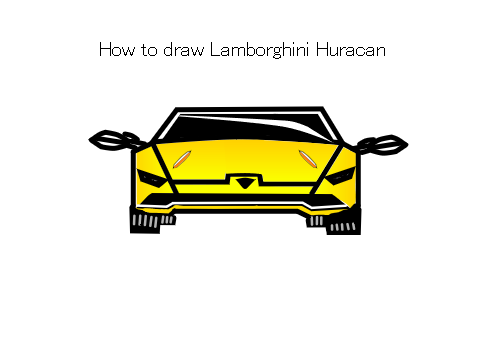 How to draw Lamborghini Huracan