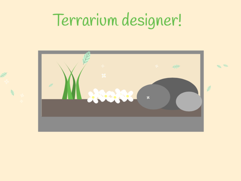 ☘︎ I Terrarium designer!