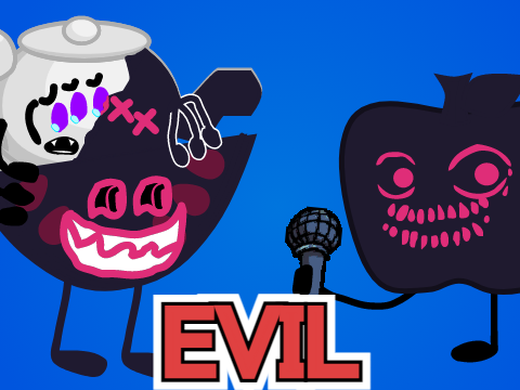 SOSC Night Funkin' - UOC & Melony vs Evil Apple [Day 2]