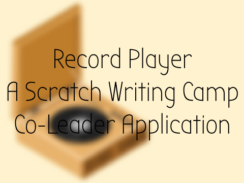 Record Player ♪ SWC Co-Leader Application