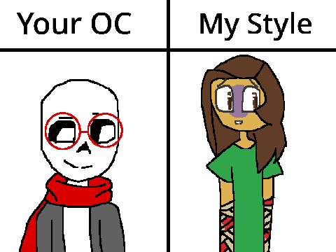I'll draw your OC in my Style remix