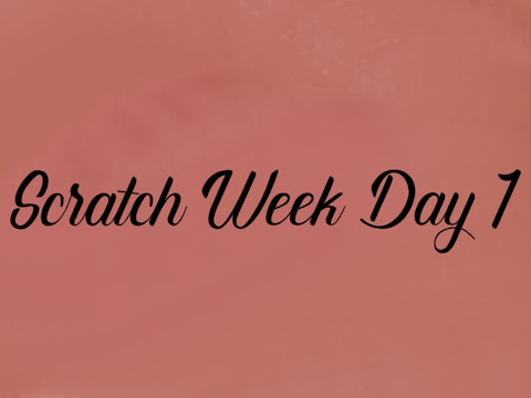 Scratch Week Day 1 