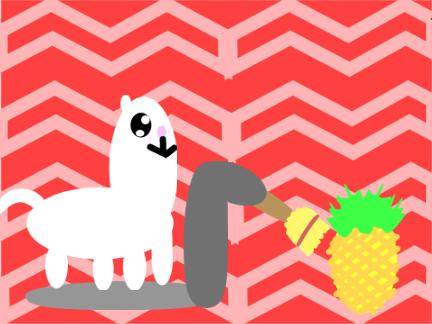 Ferret-Powered Pinapple Cleaner
