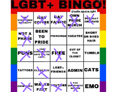 Lgbtq+ Bingo! 