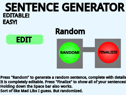 Detailed Sentence Generator