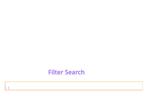 Filter search
