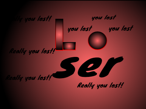 Falling letters