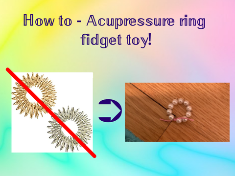 Acupressure ring DIY!
