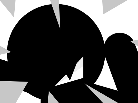 A Stickman Fight Scene
