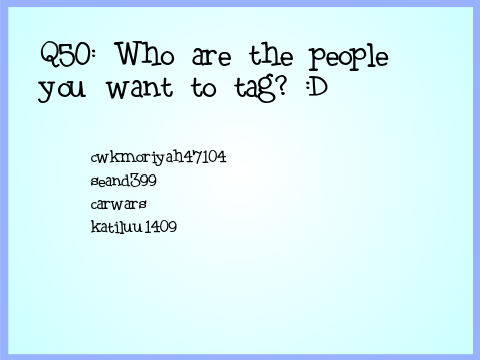 50 Random Questions! remix