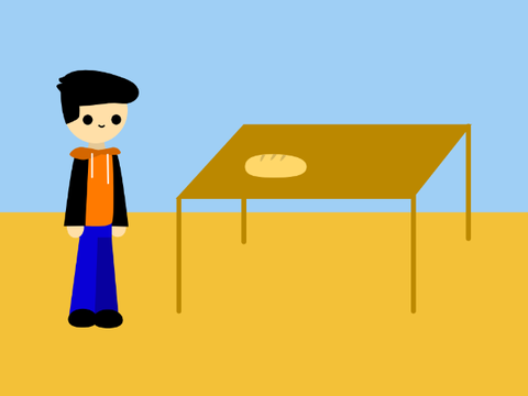 Gio took the bread >:(