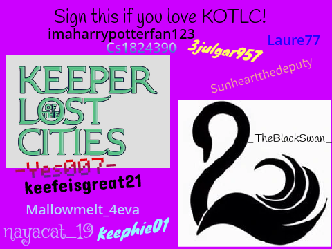 ✎ ꜱɪɢɴ┊ Sign If you truly love KOTLC and the Black Swan... Remix Remix