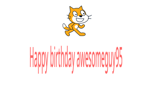 Birthday for awesomeguy95