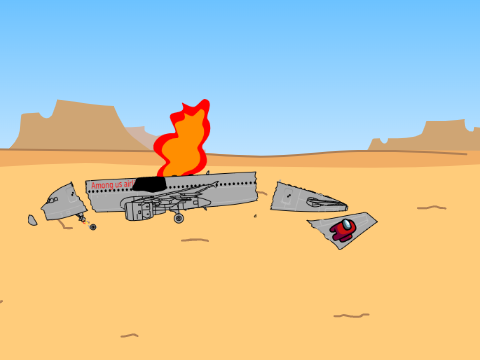 A320 crash scene for THH2