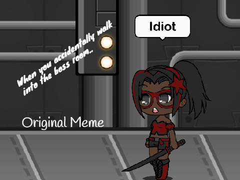 When you accidentally walk into the boss room || Meme || Gacha Life