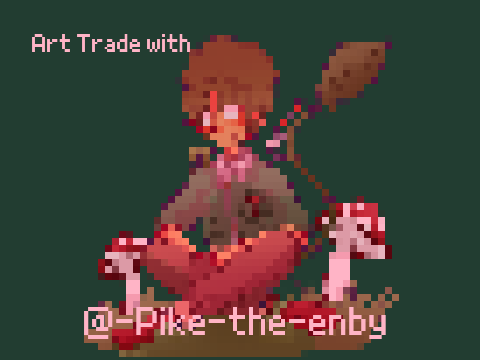Art Trade With @-Pike-the-enby