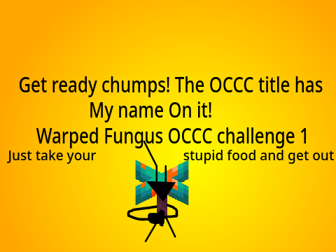 OCCC 1: Just take the food.