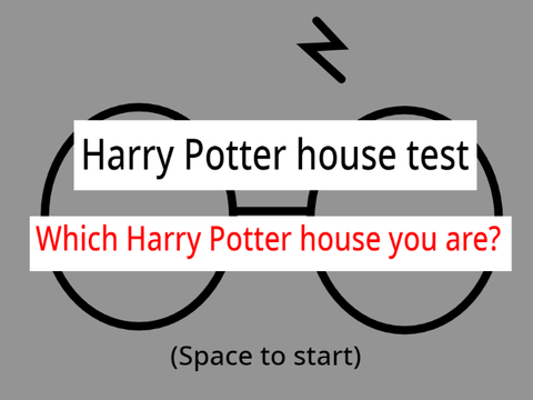 Harry Potter House Test | #Game