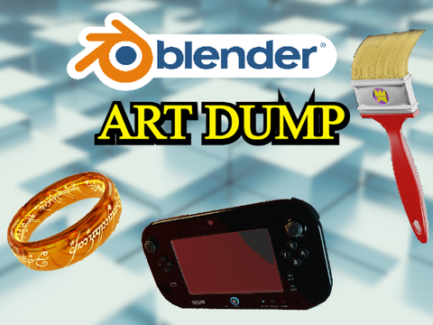 Blender 3D Art Dump!