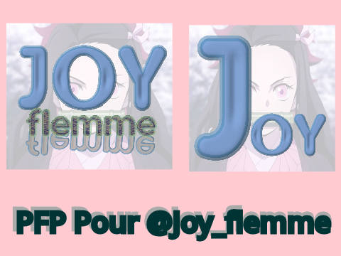 ✎ ᴘꜰᴘ┊@Joy_flemme