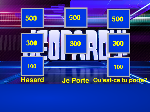 French Jeopardy (WIP)