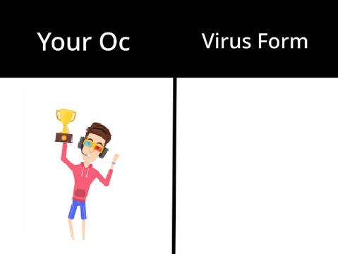 Give me your oc and I turn your oc to Virus. remix