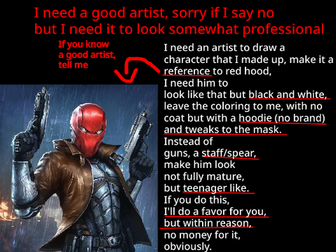 I Need An Good Artist! PLZ LOOK