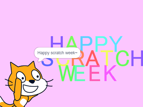 (Random ✏)Happy scratch week