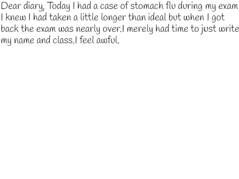 Emma's Diary-My First Entry