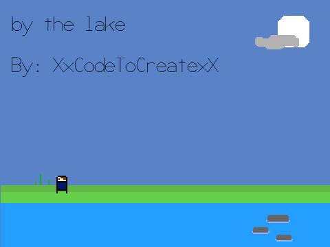 By the lake