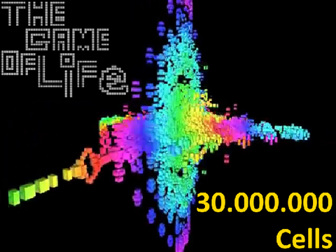 Game of Life - 30 Mio Cells