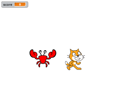 Cat and crab tag