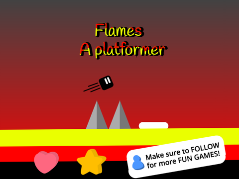 Flames - A Platformer Part 1 #Games #All #Animations #Art #Music #stories #tutorials #platformer