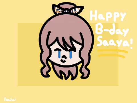 [LATE] Happy Birthday Saaya!!
