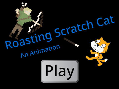 Roasting Scratch Cat
